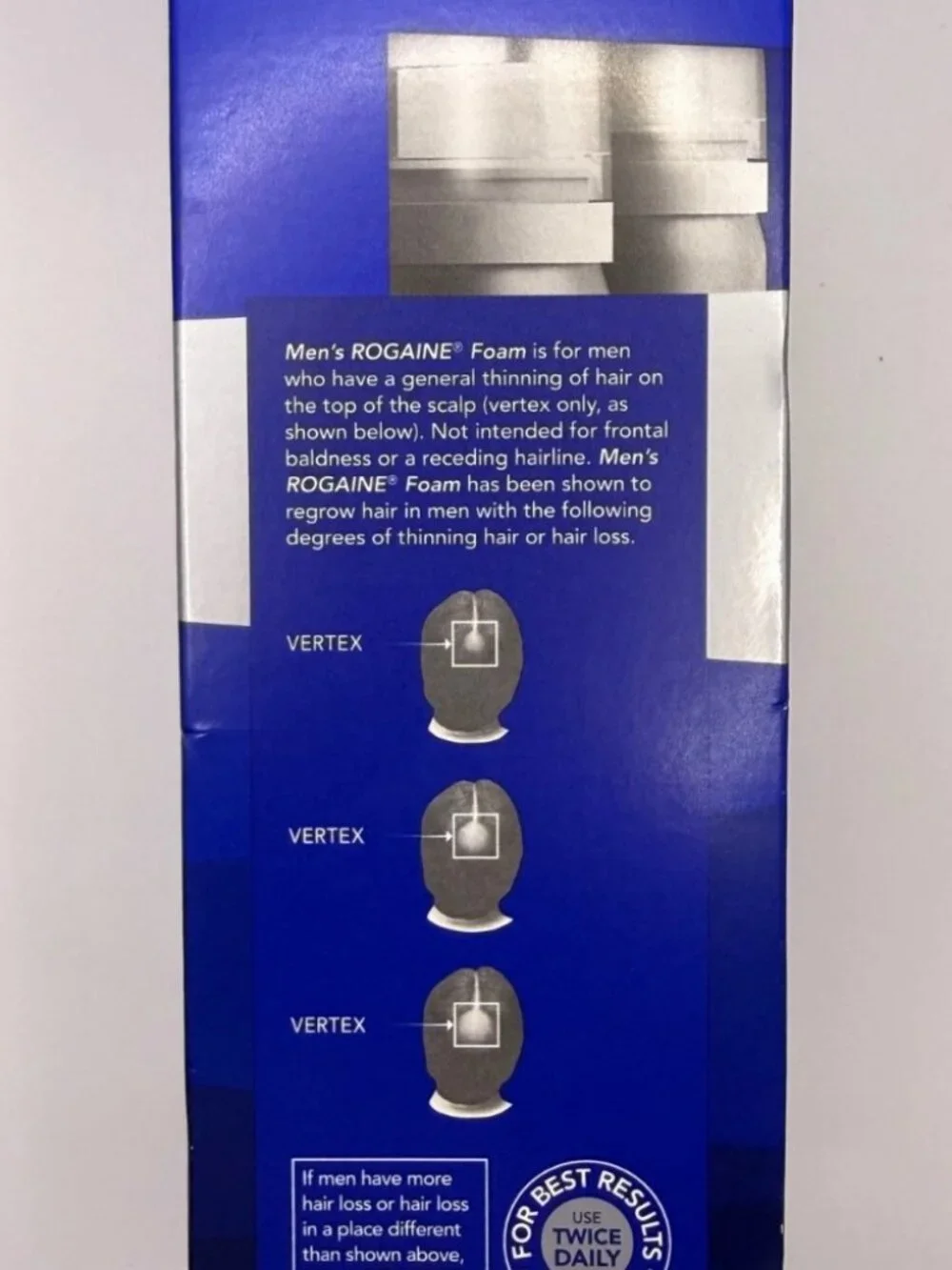 Rogaine Men’s 5% Minoxidil Foam Hair Regrowth Treatment 3 Month Supply NEW